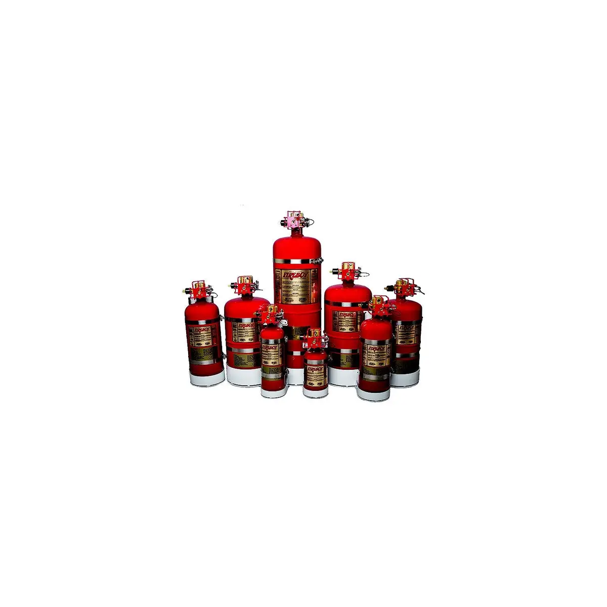 Fireboy-Xintex Ma20175227bl Ma2 Auto/Manual Discharge Hfc-227Ea Fire, Extinguisher W/Mount, 175 Cu. Ft. 1