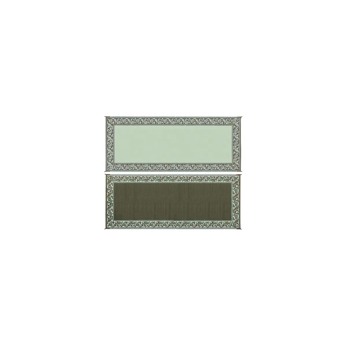 Ming's Mark Rc7-Brn/Beige Reversible Mat, Classical 8' X 20' 1