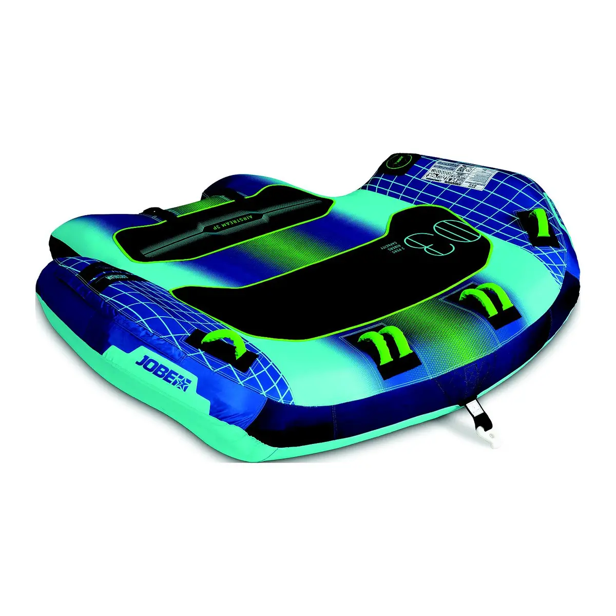 Jobe Sports 230325003Pcs Airstream Towable 3P, Inflated: 82" X 69.7" X 19.7" 1