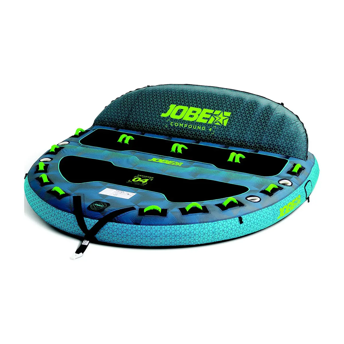 Jobe Sports 230425002Pcs Compound Towable 4P, Inflated: 110" X 102" X 29.5" 1