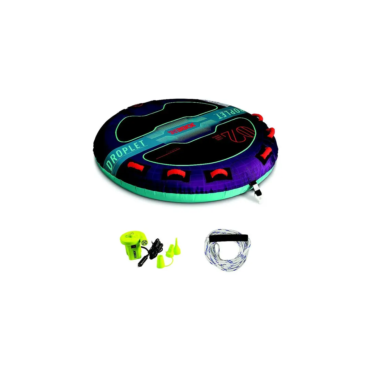 Jobe Sports 238825003Pcs Droplet Towable Package 2P, Inflated: 66.9" X 12.9" 1