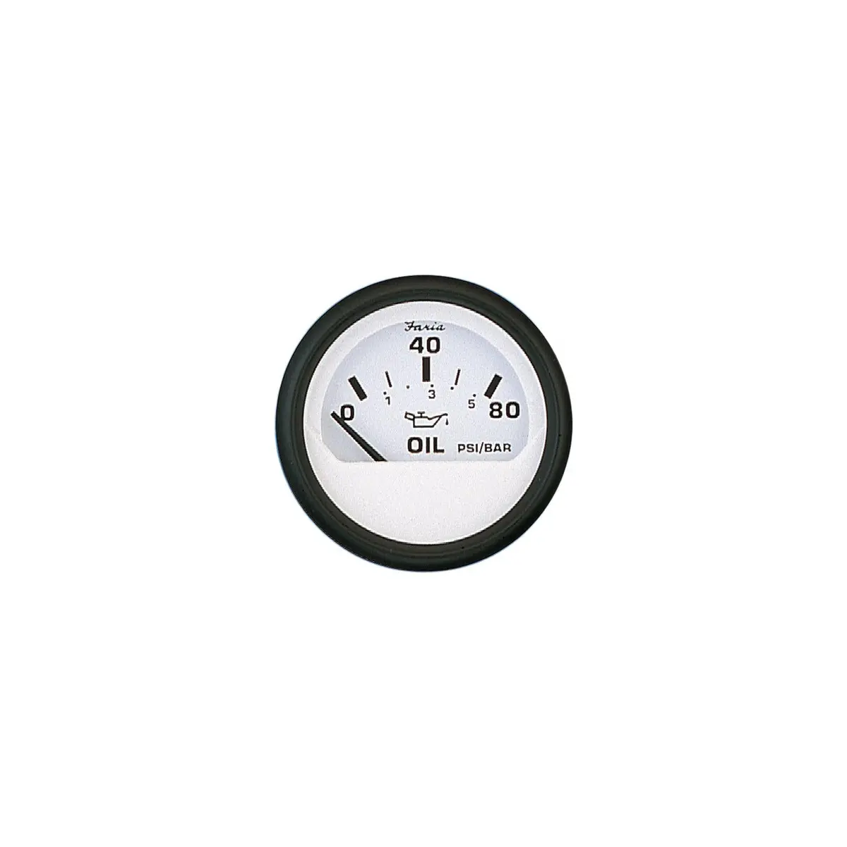 Faria 12902 Euro 2" Oil Pressure Gauge 80 Psi 1