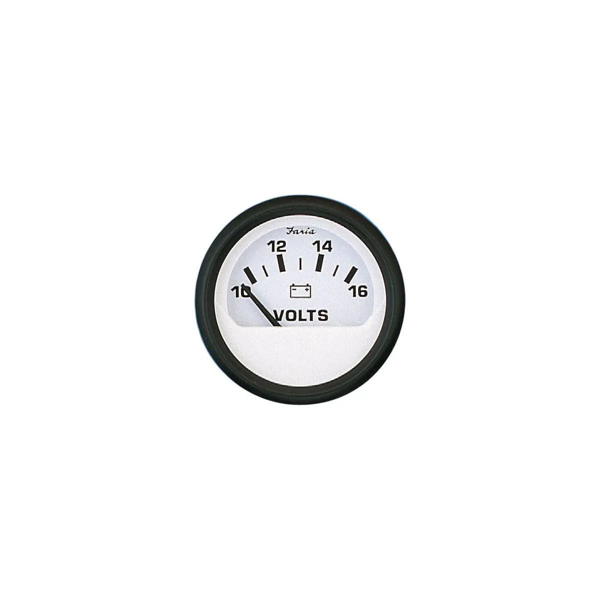 Faria 12911 Euro 2" Voltmeter Gauge (10-16 Vdc) 1
