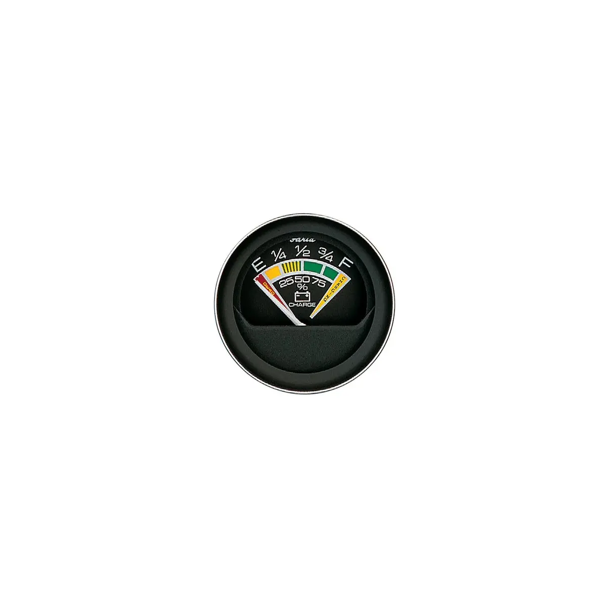 Faria F13002 Coral Black 2" Oil Pressure Gauge 80 Psi 1