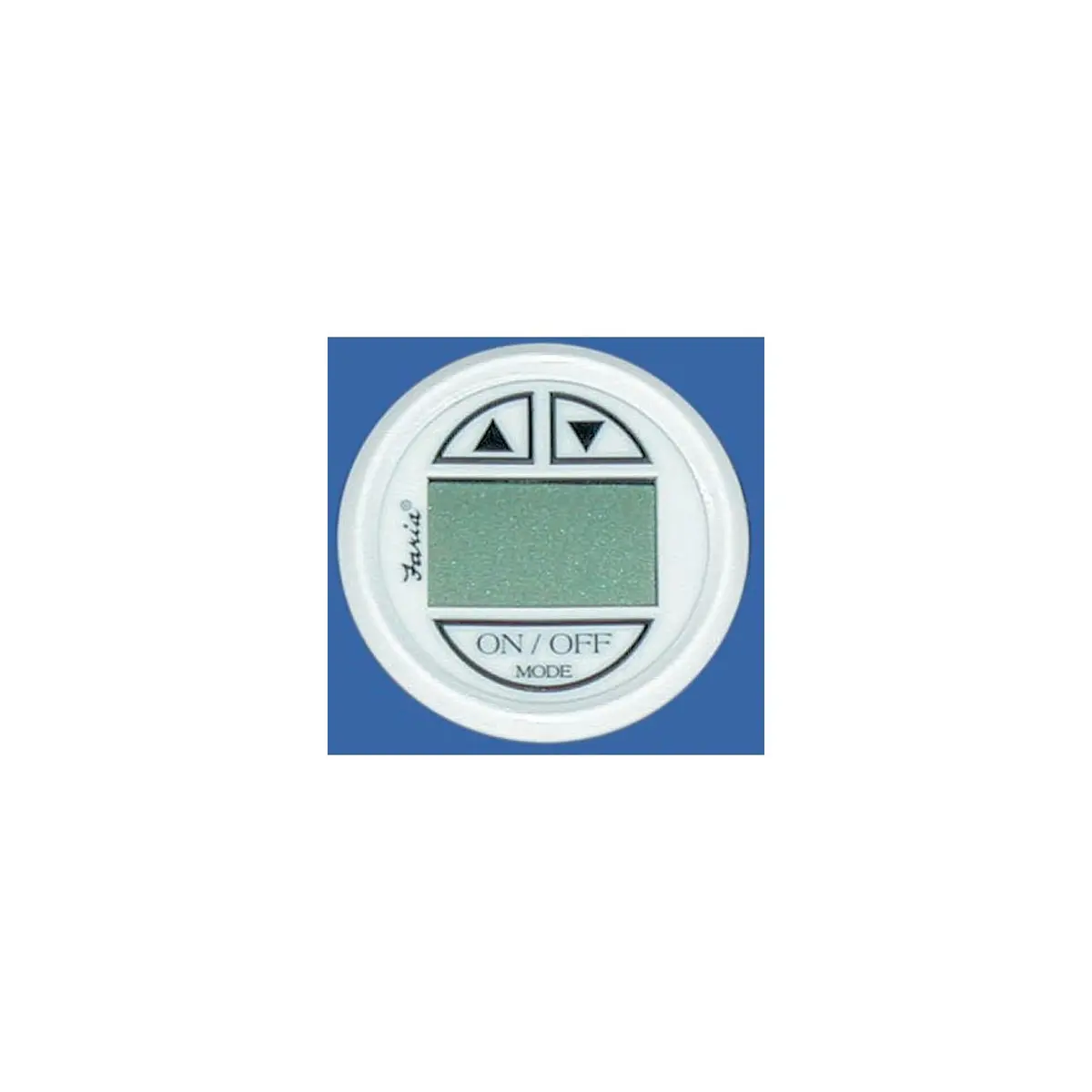 Faria F13151 Digital Depth Sounder, Dress White W/In-Hull Transducer 1
