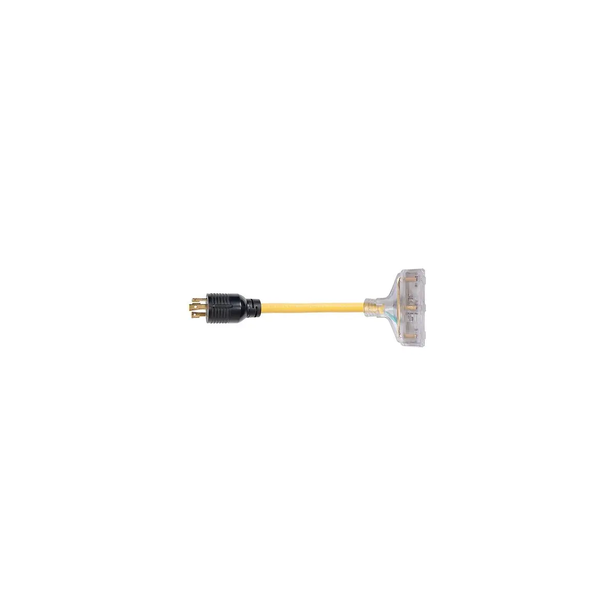 Weekender 30153Gpa Parkpower 30A Generator Plug To (3) 15A Receptacles Pigtail, Adapter 1