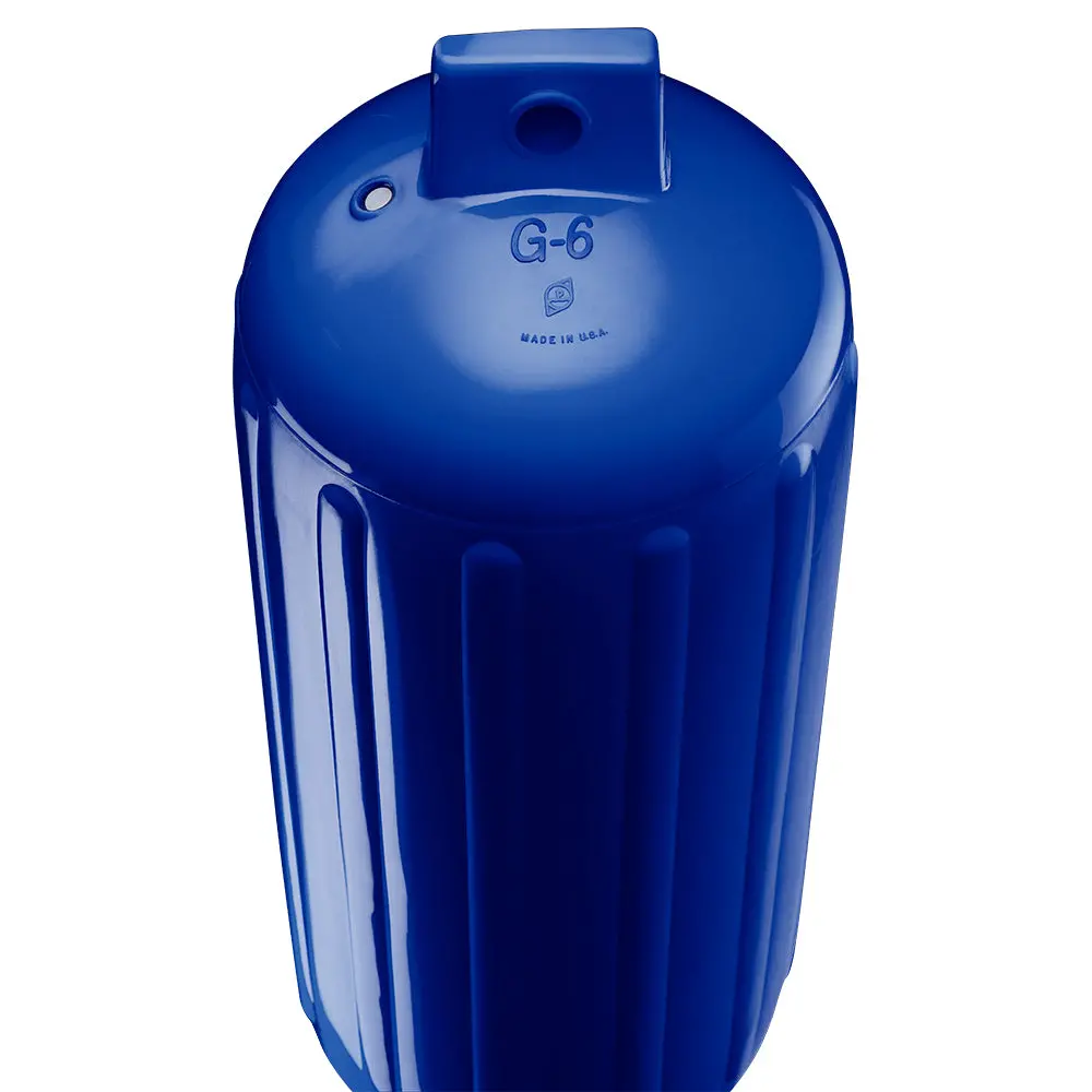 Polyform G-6 Cobalt Blue W/Air Adapter G-6 Twin Eye Fender 11" X 30" W/Adapter 2