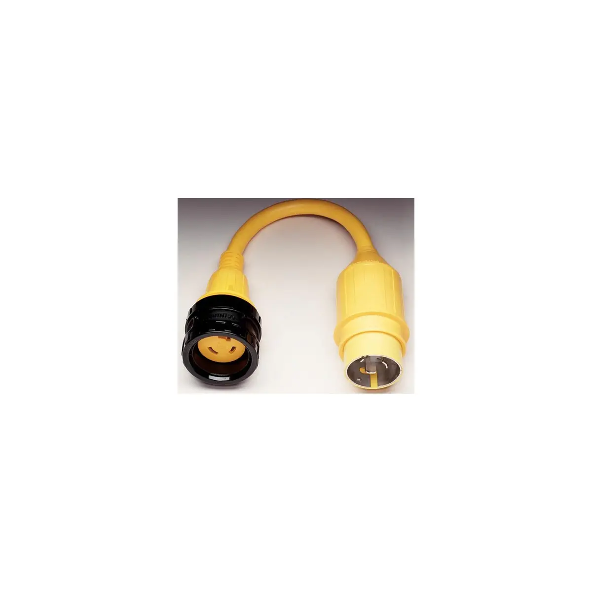 Marinco 106A Standard Pigtail Adapter Dock Side Male, 20A 125V Male To 30A 125V Female, With Sealing Collar System 1