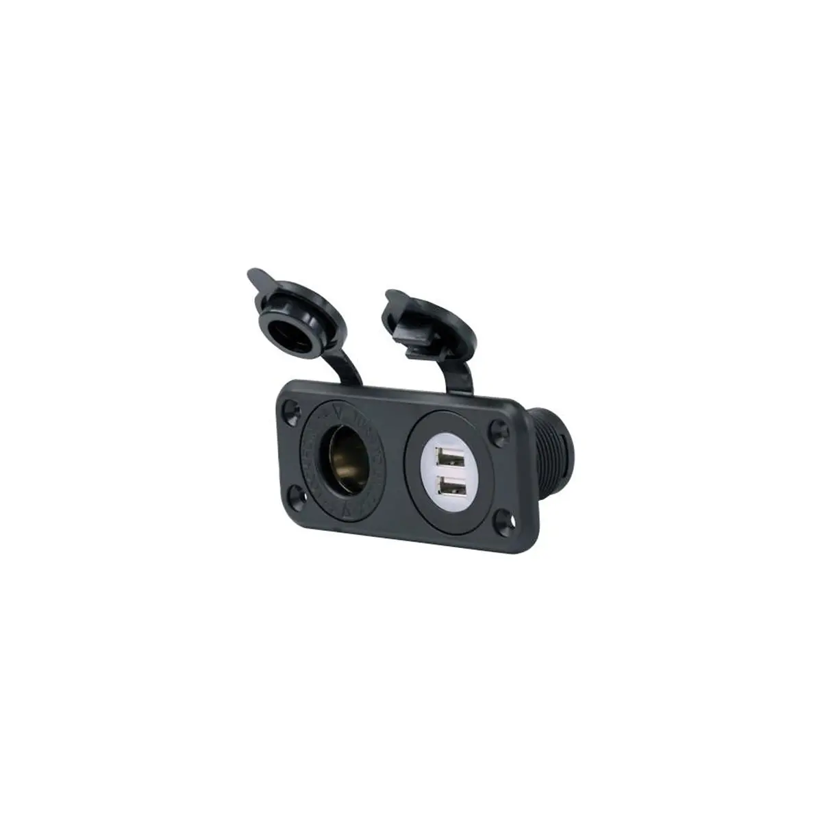 Marinco 69-12Vcombo Sealink Deluxe Dual Usb Charger And 12V Receptacle 1