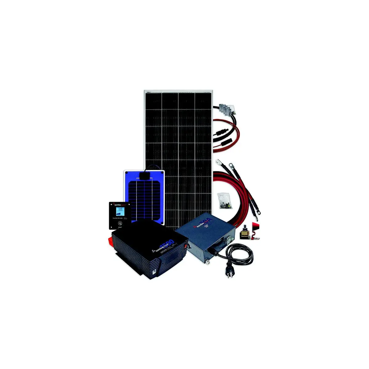 Samlex America Spb-Explore200 Samlex Solar + Power Bundle, 200W Bundle W/1 Panel 1