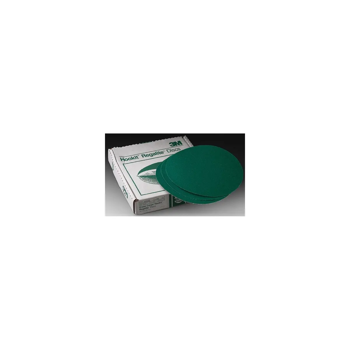 3M 524 8" Green Corp Hookit Disc 40G 1