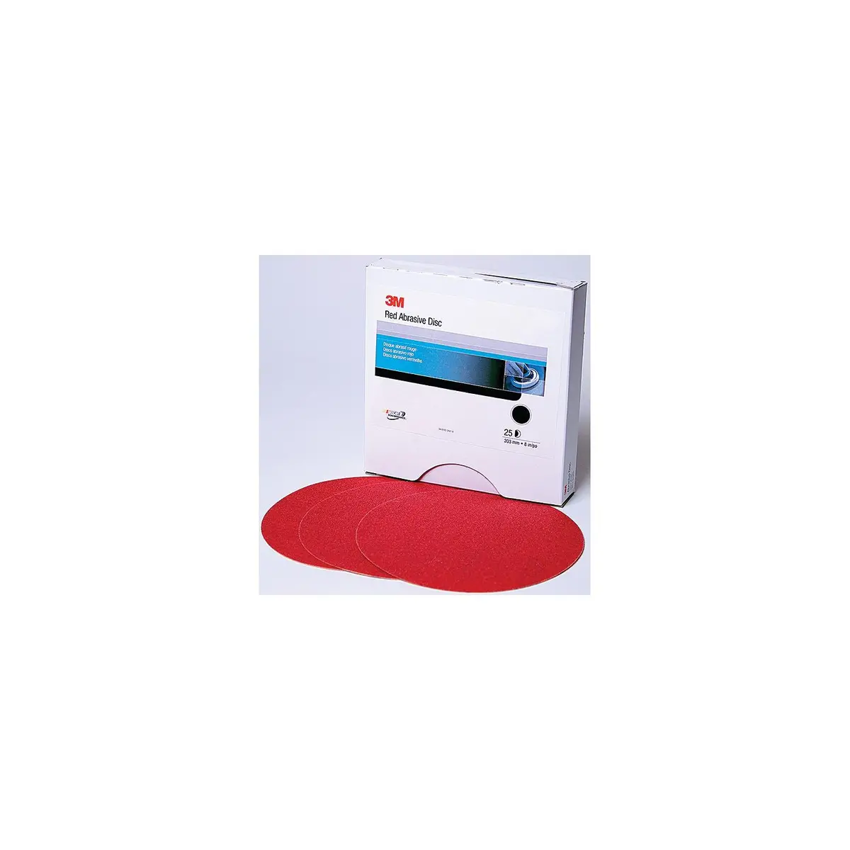 3M 1185 Red Hookit Film 6 P1200 25/Bx 1