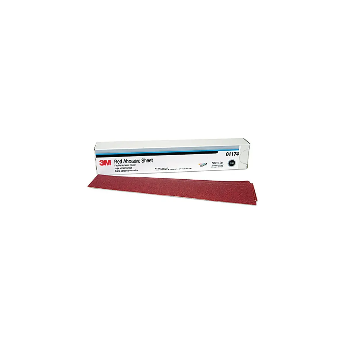 3M 1679 Red Abr 2-3/4X16.5 P80d 25/Bx 1