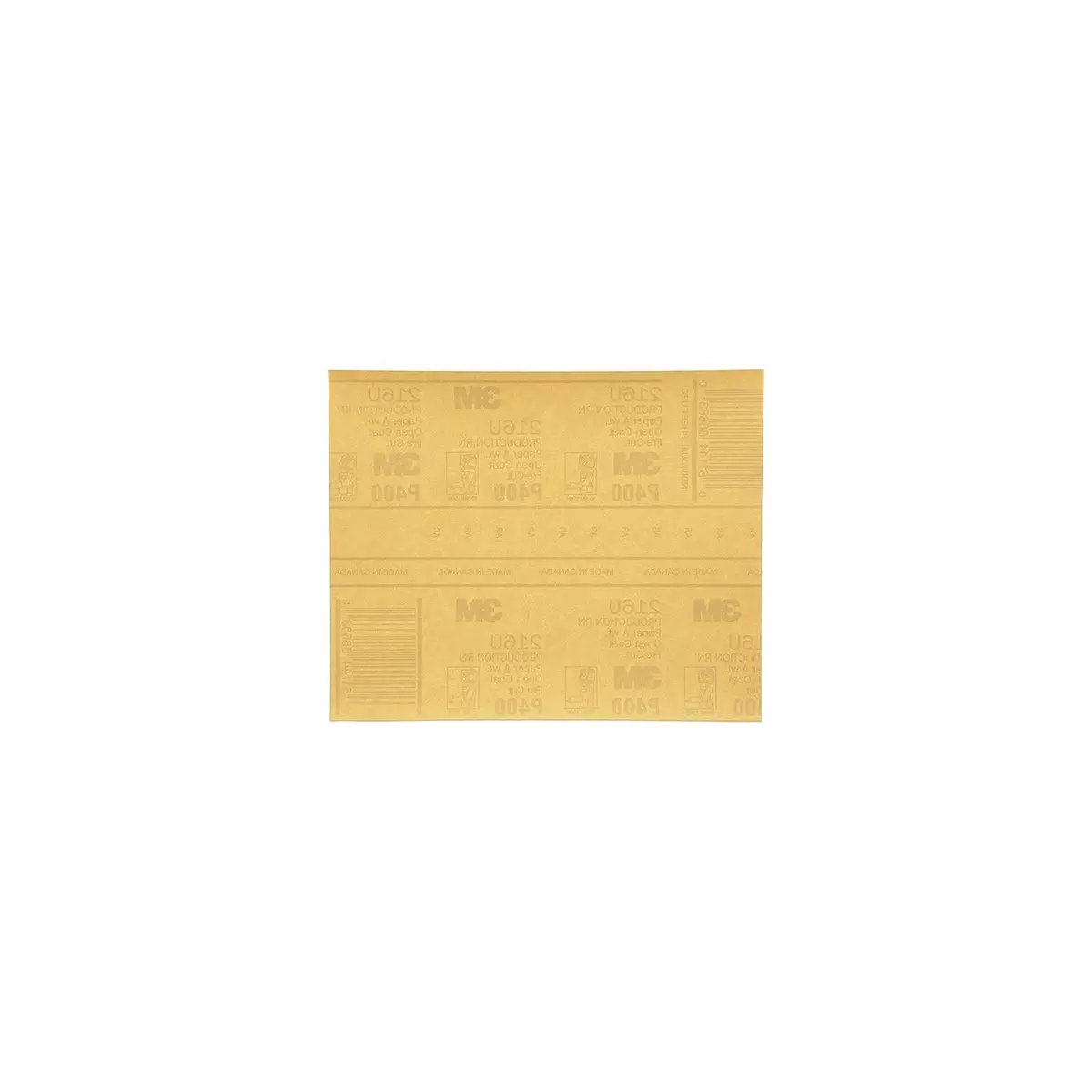 3M 02539 9X11 Resinite Fre-Cut Gold Sheet P400a 1