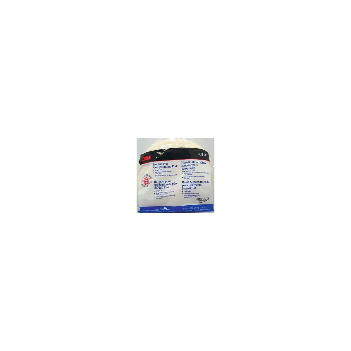 3M 5711 Hookit Wool Compounding Pad 1