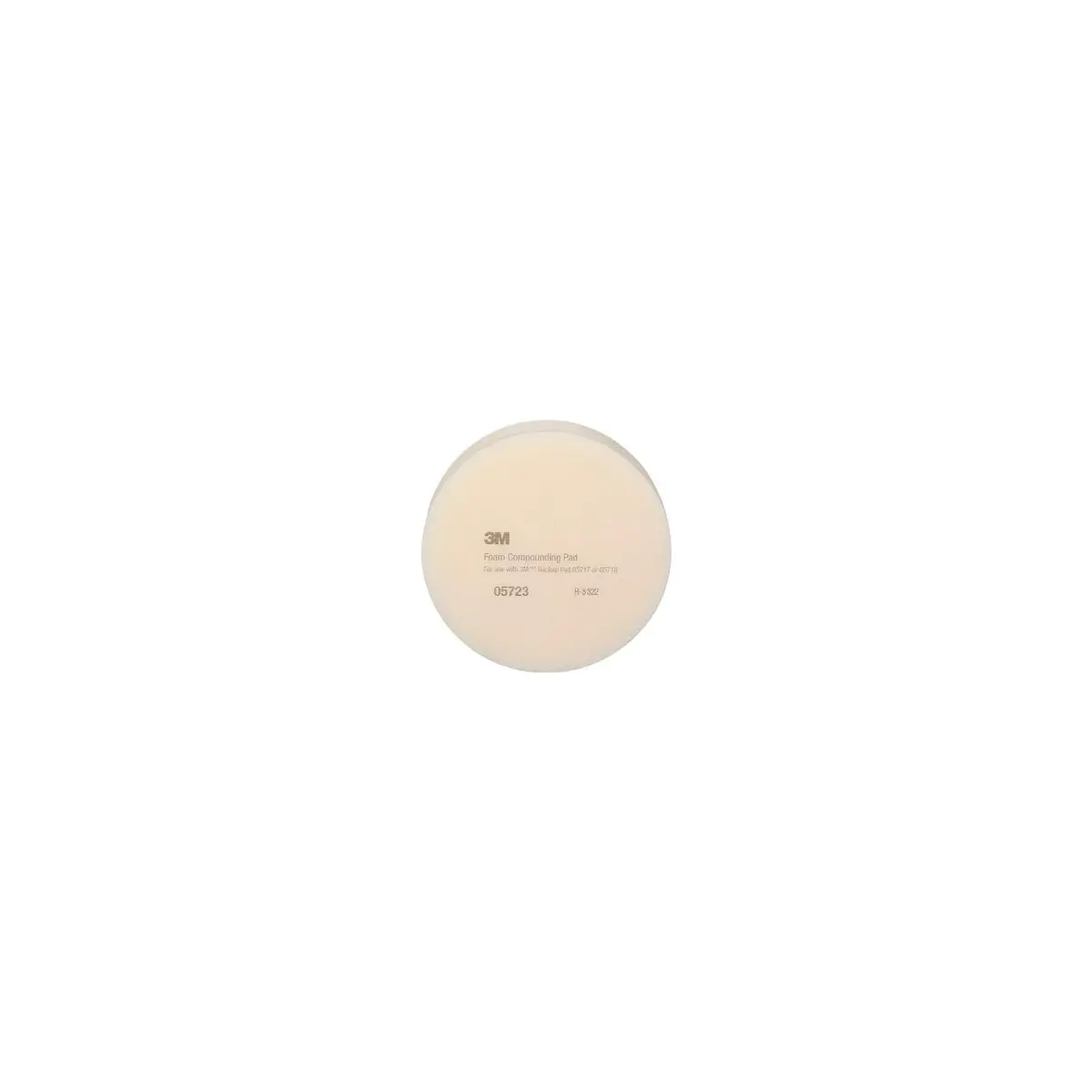 3M 5723 Perfect-It Foam Compounding Pad, Single Sided, Flat Back 1