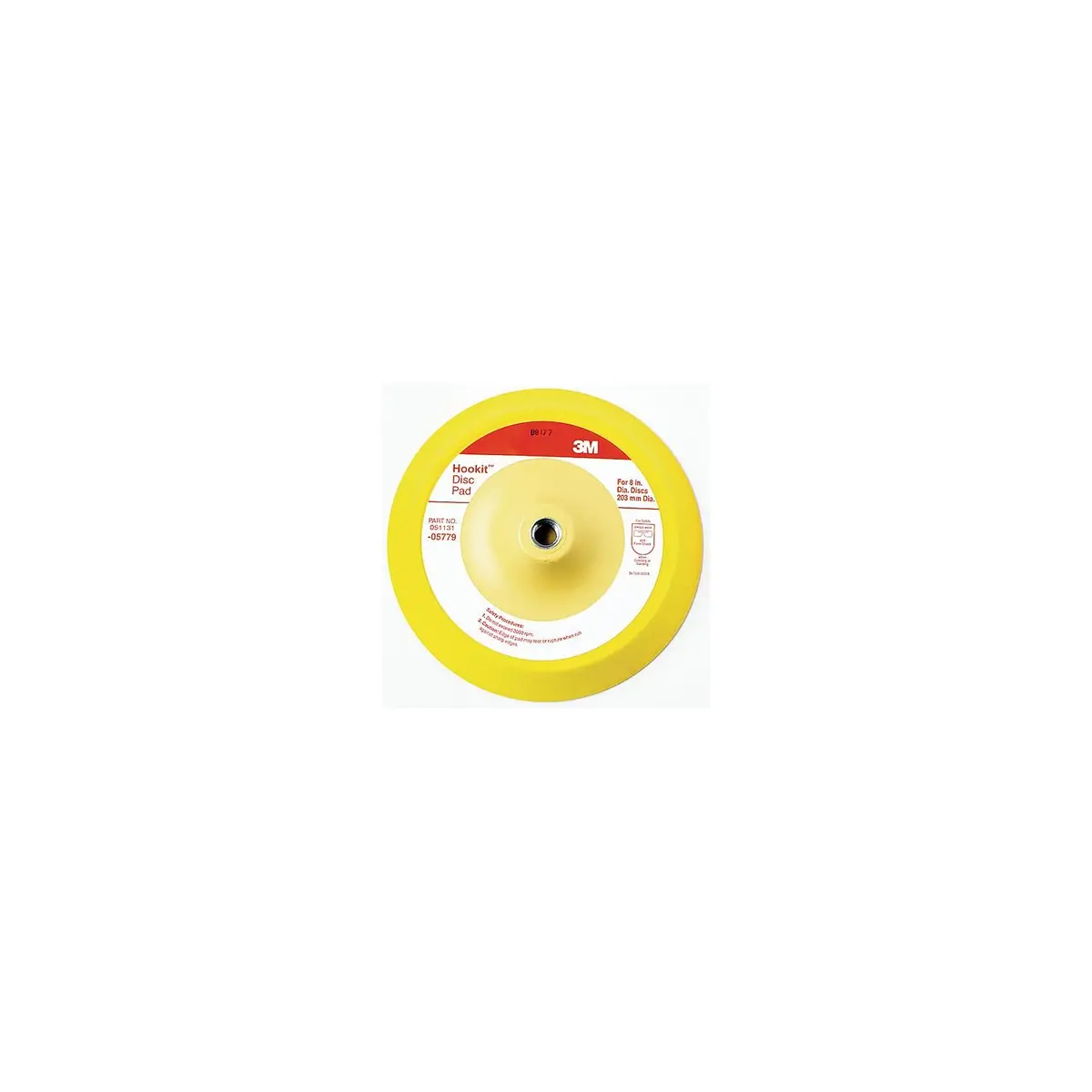 3M 5779 8" Hookit Disc Pad 1