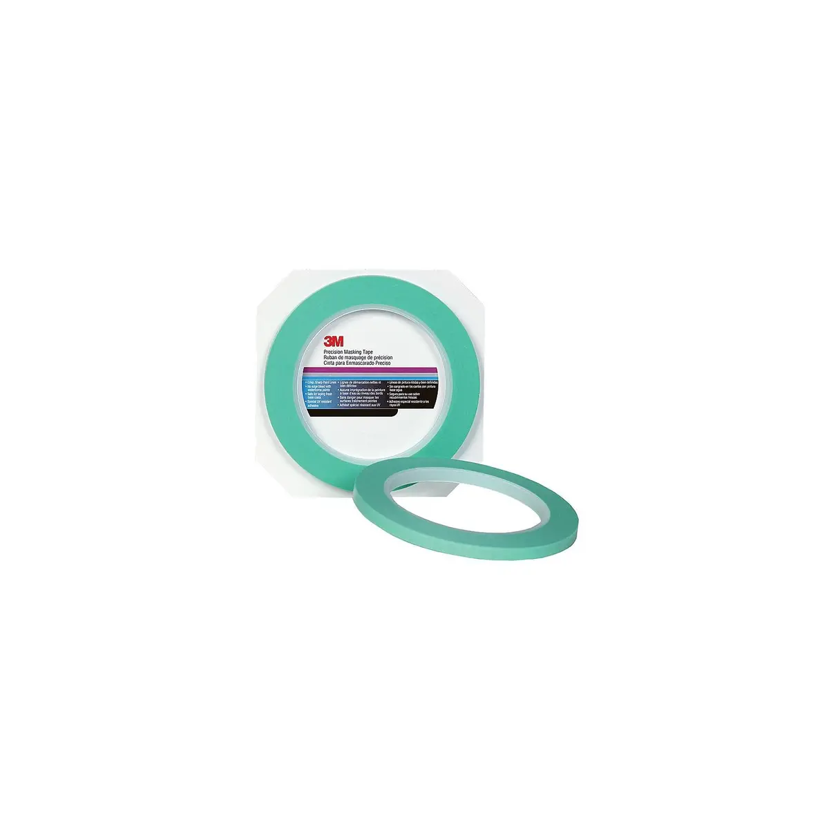 3M 6525 Precision Masking Tape, 1/4" X 60 Yards 1