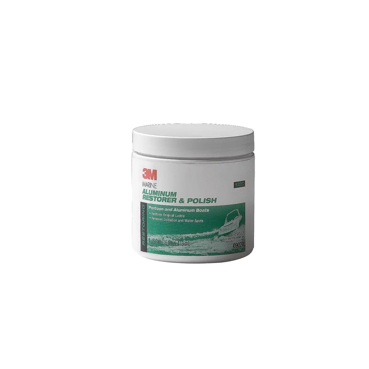 3M 9020 Aluminum Restorer & Polish Paste, 18 Oz. 1