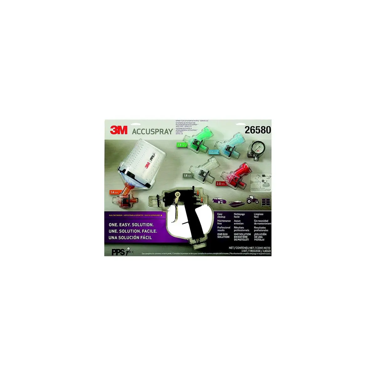 3M 26578 Accuspray One Spray Gun System Pps Series 2.0 1