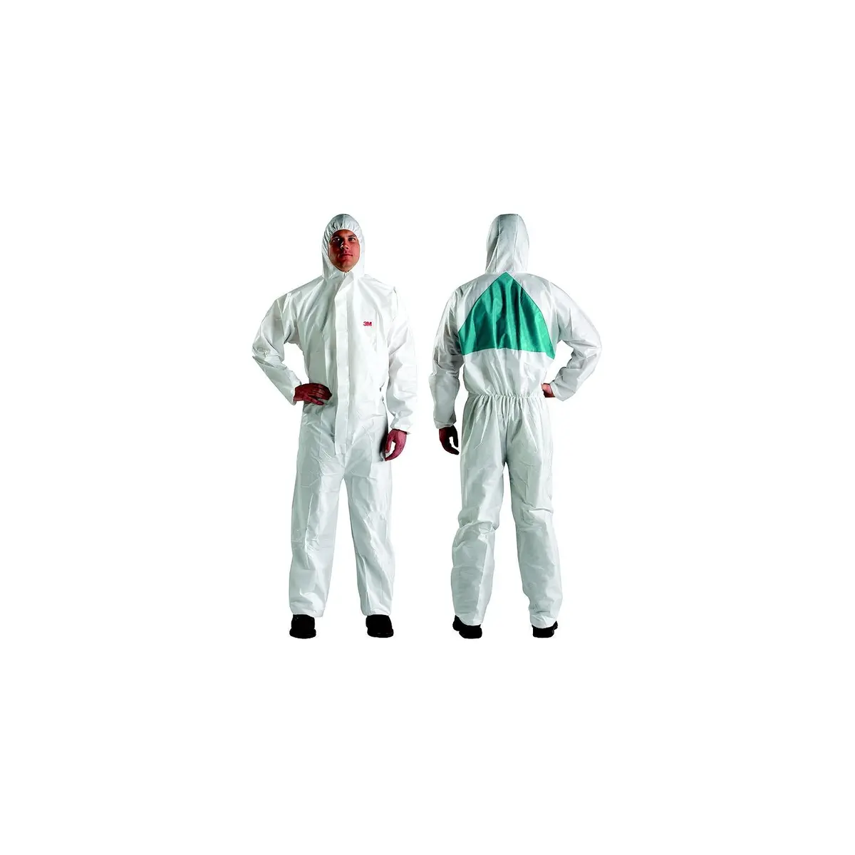 3M 4520Xl Marine Coverall White/Green 5/6 Xl 1