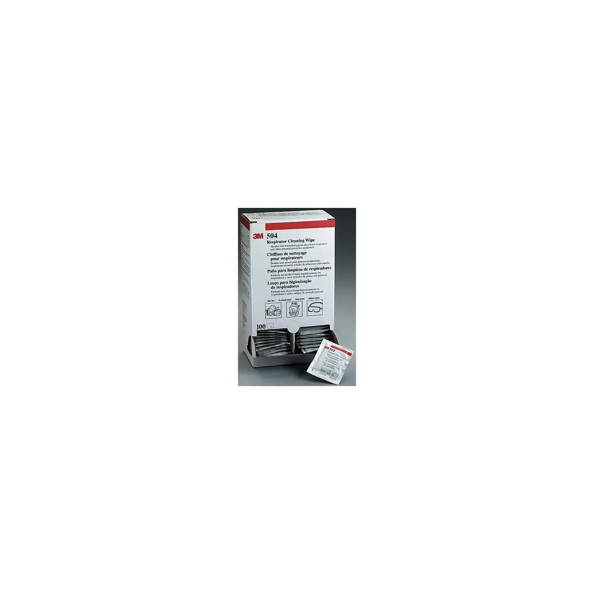 3M 504 Respirator Cleaning Wipes 1