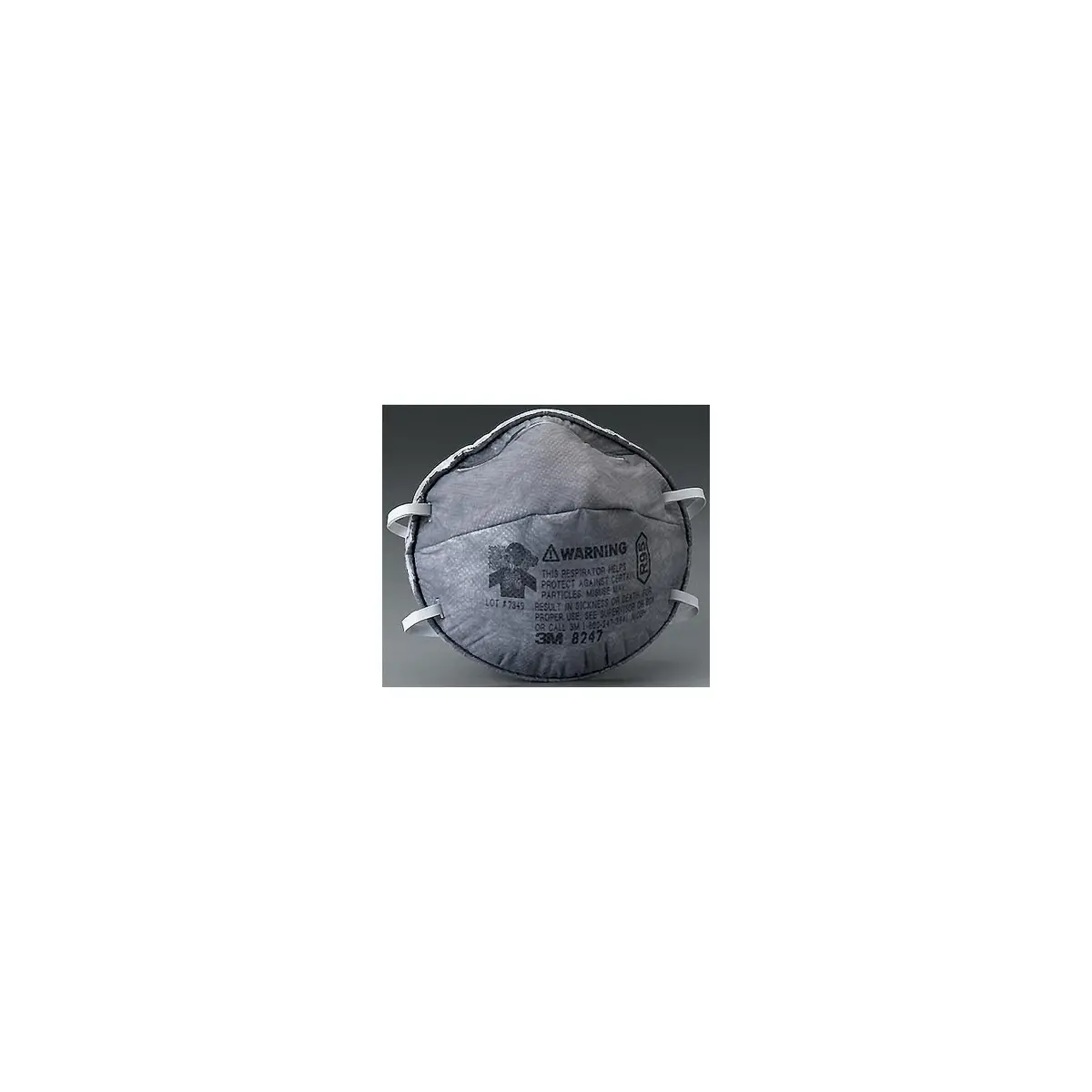 3M 8247 Particulate Respirator , R95 W/Nuisance Level Organic Vapor Relief 1