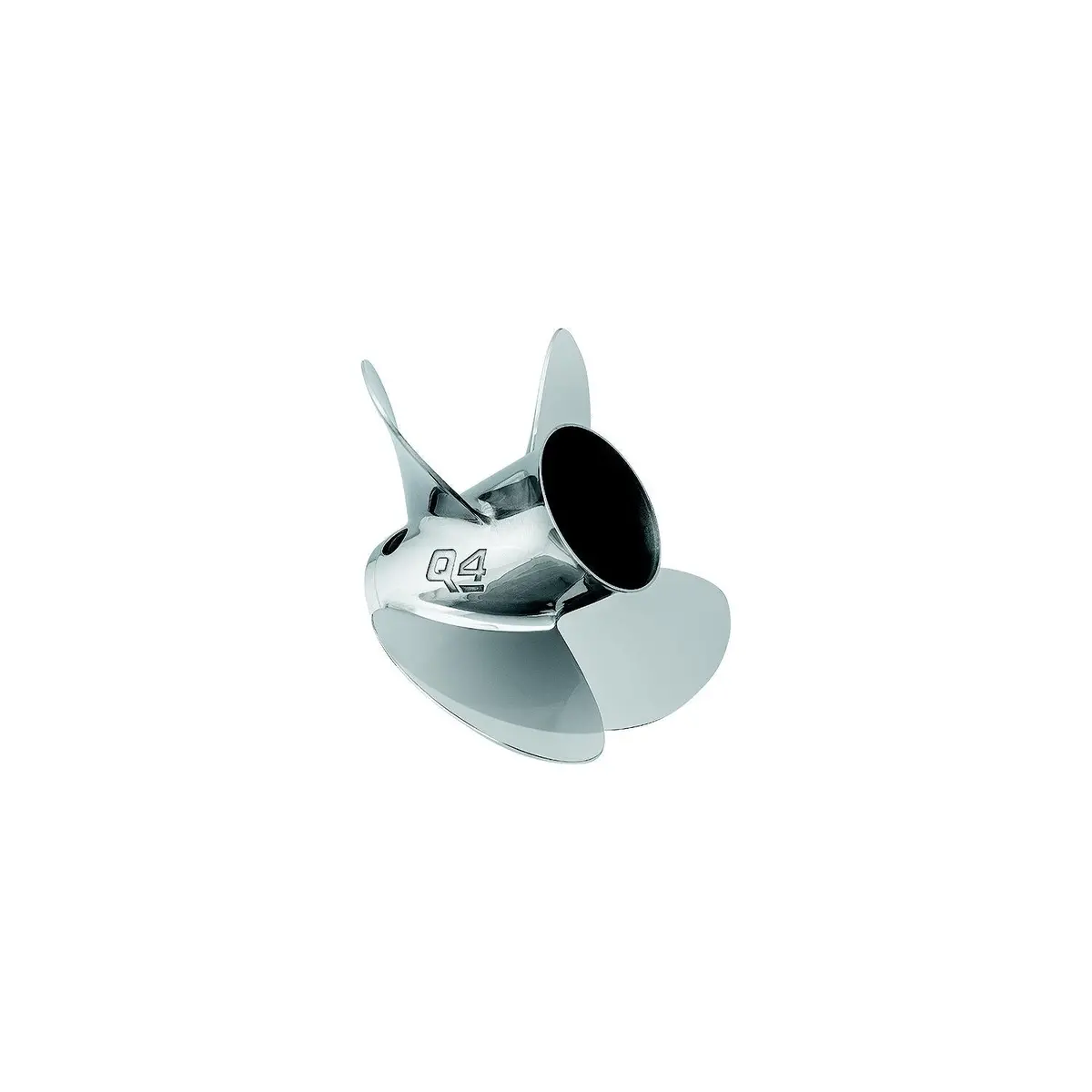Mercury 48-8M0055562 Q4 4-Blade Ss Prop, 12.7" X 19 Pitch, Right Hand Rotation, Fits 60 Ct, 125 Hp 1