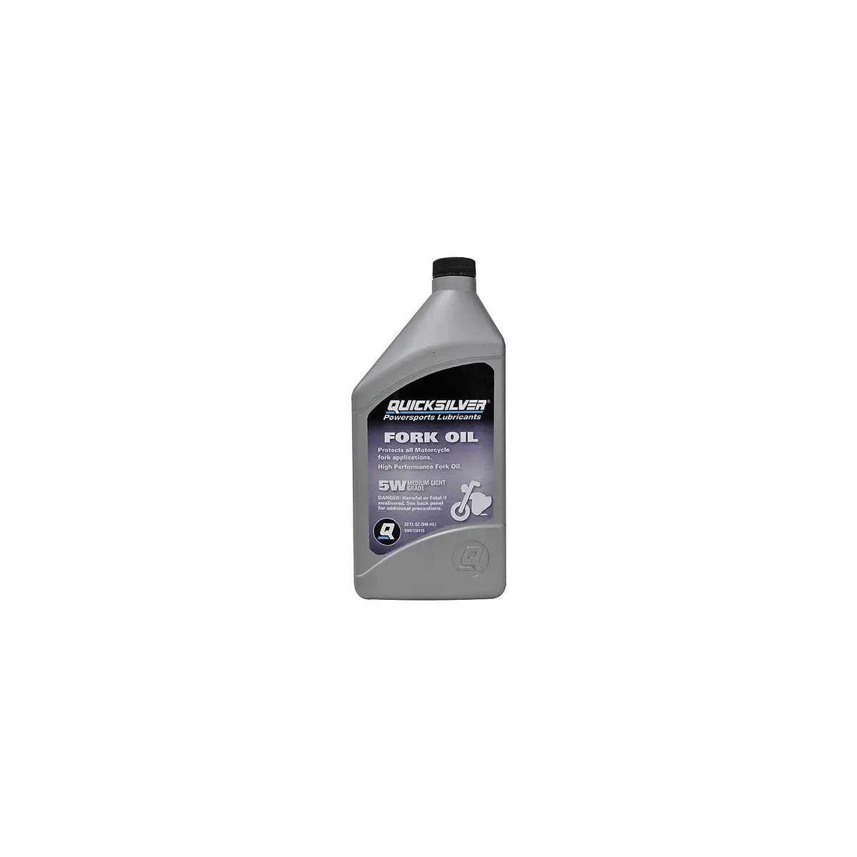 Mercury 92-8M0128410 Quicksilver High Performance Fork Oil, 5W, Qt., 6/Case 1