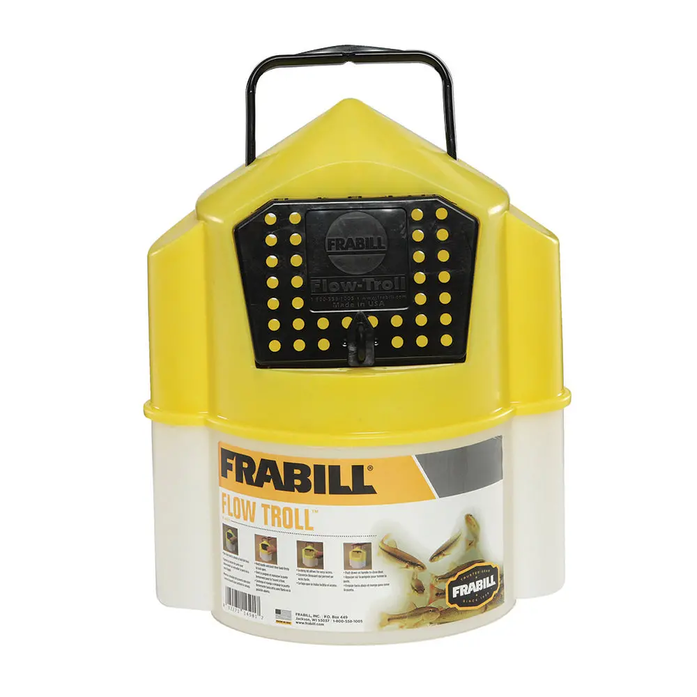 Frabill Pmc4501 Flow Troll Bucket 6 Quart 1
