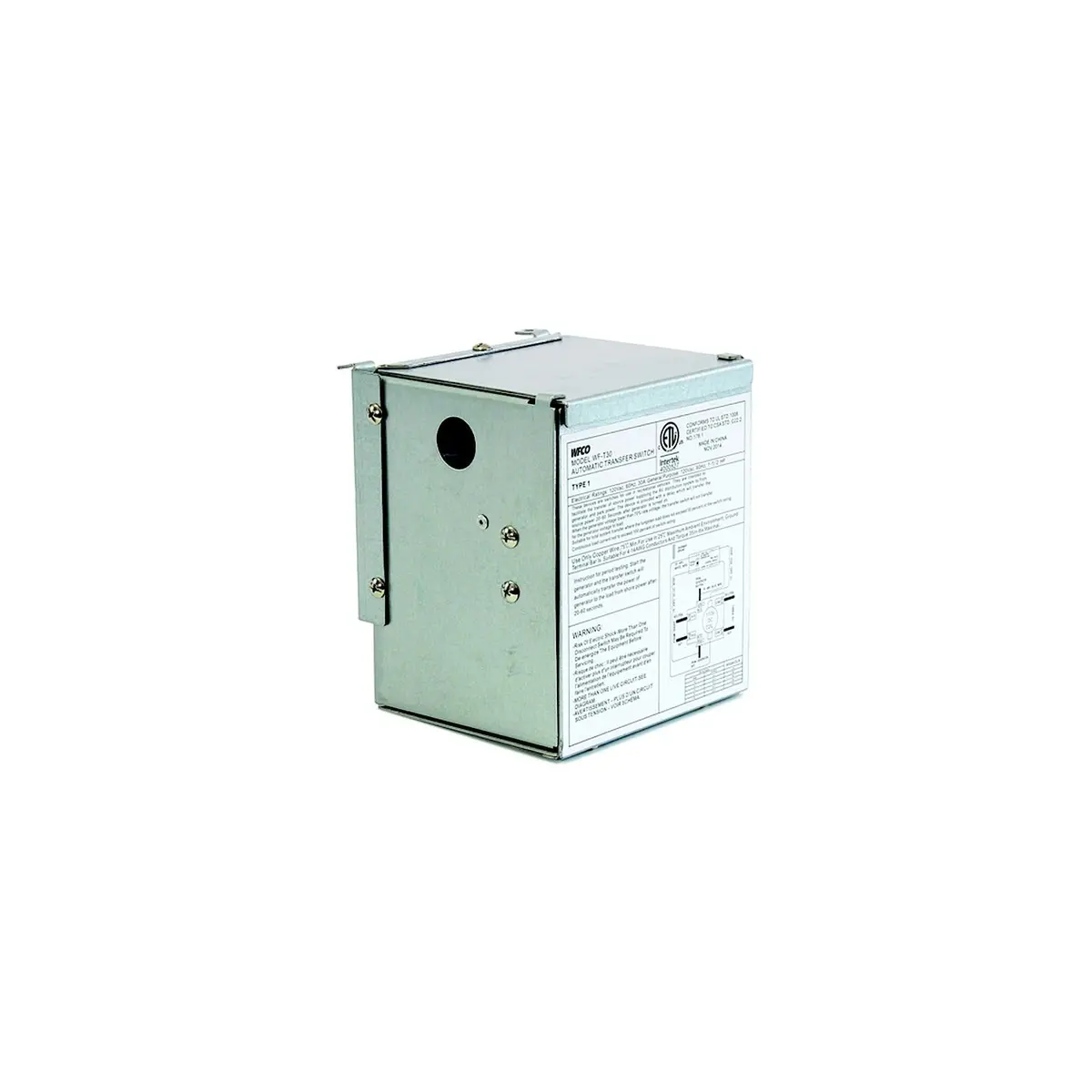 Wfco T-30 T30 30 Amp Transfer Switch 1