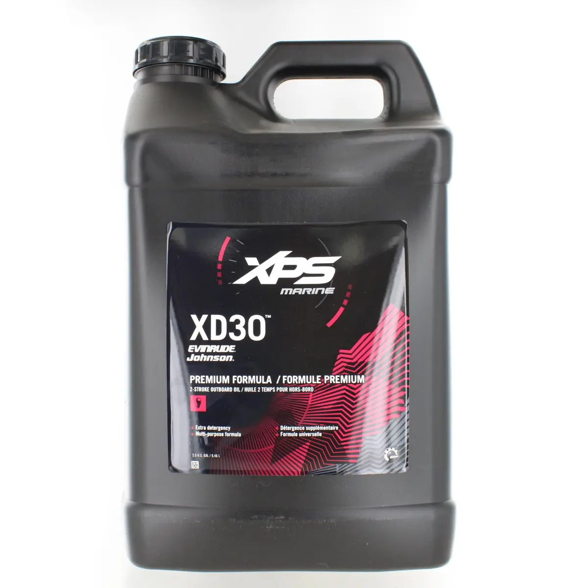 Johnson Evinrude Brp 779726 2.5 Gallon Xd30 2-Cycle Premium Outboard Engine Oil 1