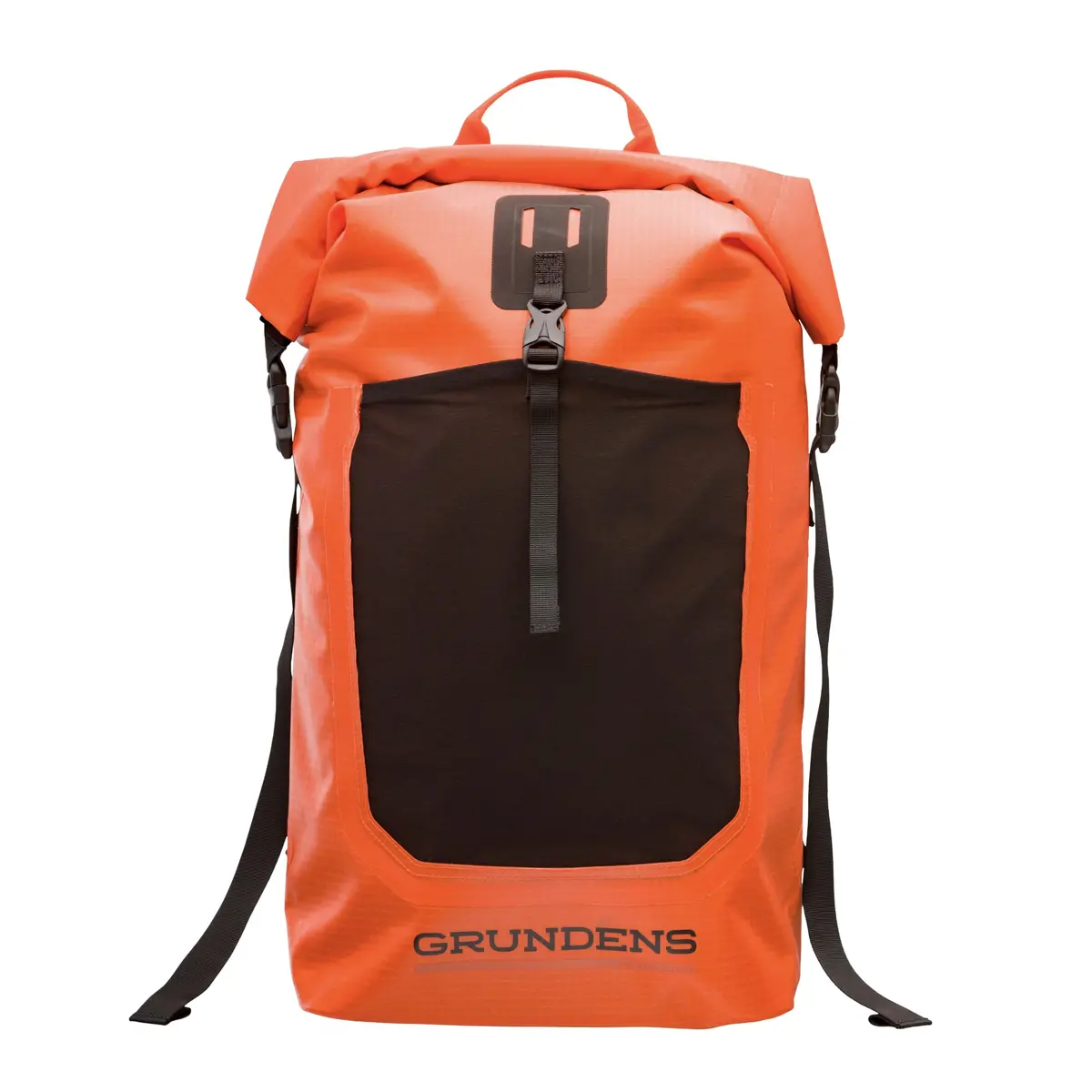 Grundens 70106-607-0001 Bootlegger Roll Top Backpack 30L-Red Orange-One Size 1