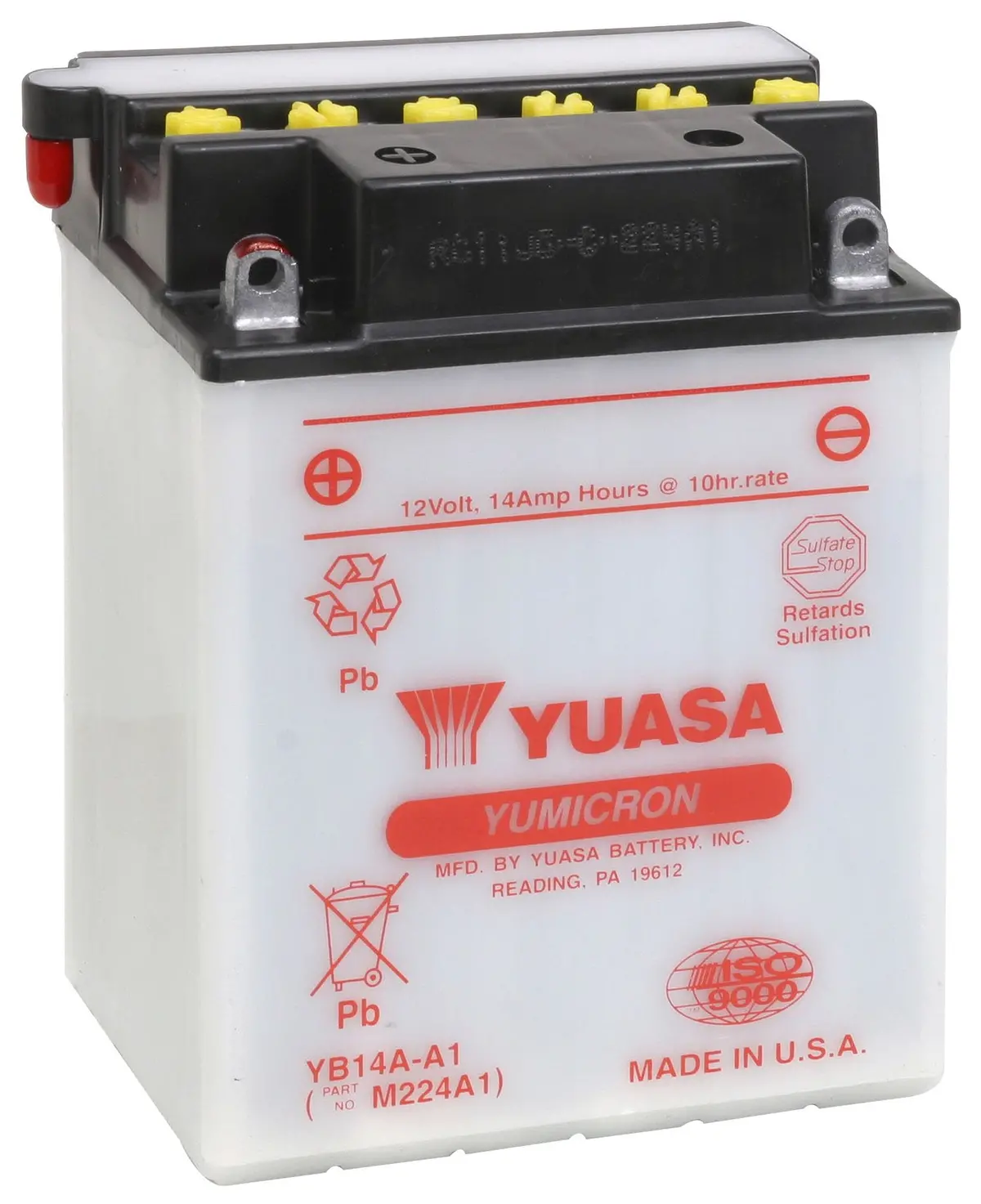 Yuasa Battery Inc. Yuam224a1 Yuasa High Performance, Yumicron/Conventional 1