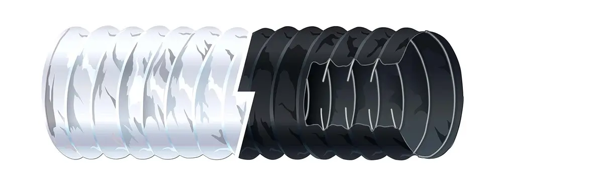 Shield 16-400-3003-1 Shields Marine Series 400 & 402 Vinylvent Ducting Hose, White 2