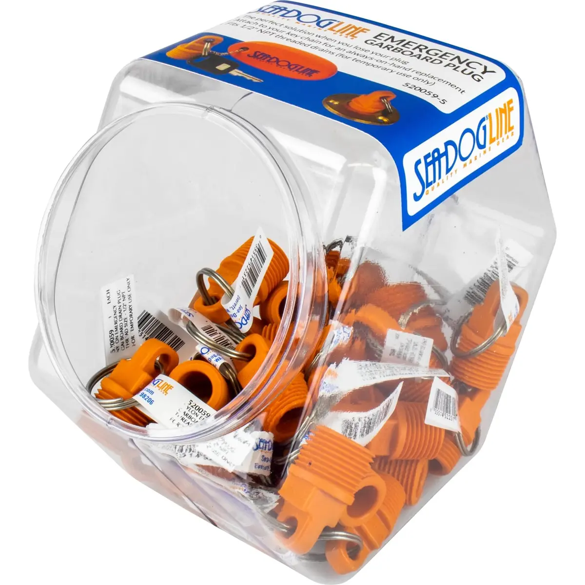 Sea Dog 520059-5 Sea-Dog Emergency Garboard Drain Plug, Pop Display 30/Pk 1