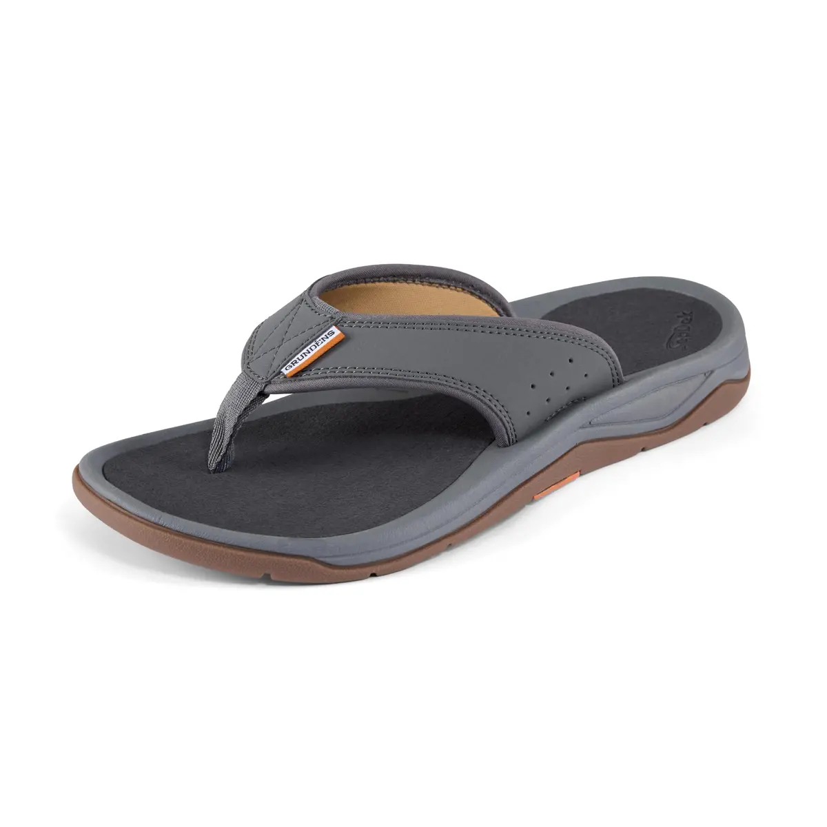 Grundens 60006-912-1014 Deck-Boss Sandal-Smoke-M 14 1