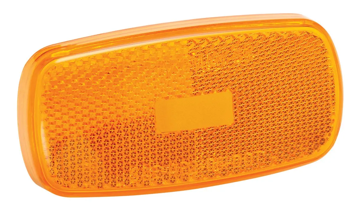 Fulton 31-59-012 Bargman #59 Series Clearance/Side Marker Replacement Lens, Amber, Bagged 1