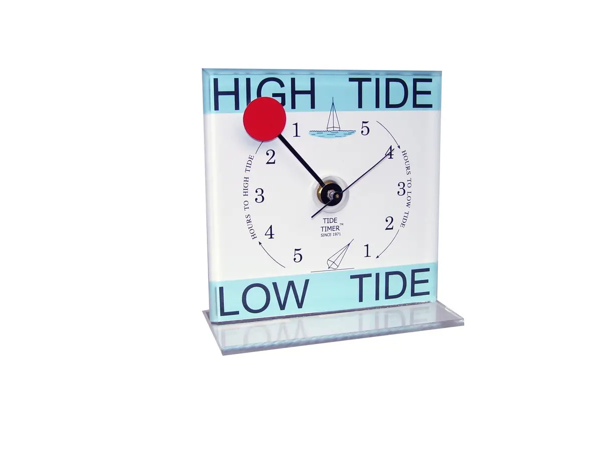 Schelling 20 Tide Timer Classic Aqua Blue & White 1