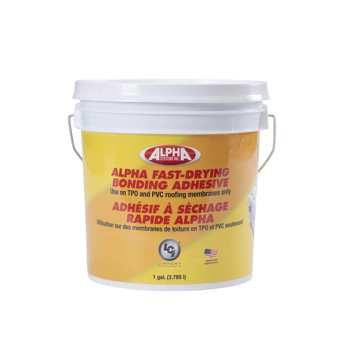 Lippert 862400 Alpha Systems Fast-Drying Water Based Bonding Adhesive, Gal., White 2