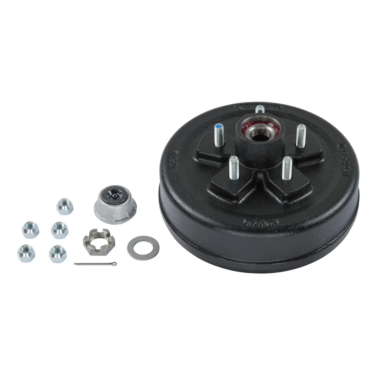 Lippert 2024013264 Brake Drum Hub Kit 10" W/ Installed Bearings 5 On 4-1/2", 1/2" Studs, 3, 500-Lb. Axles 2
