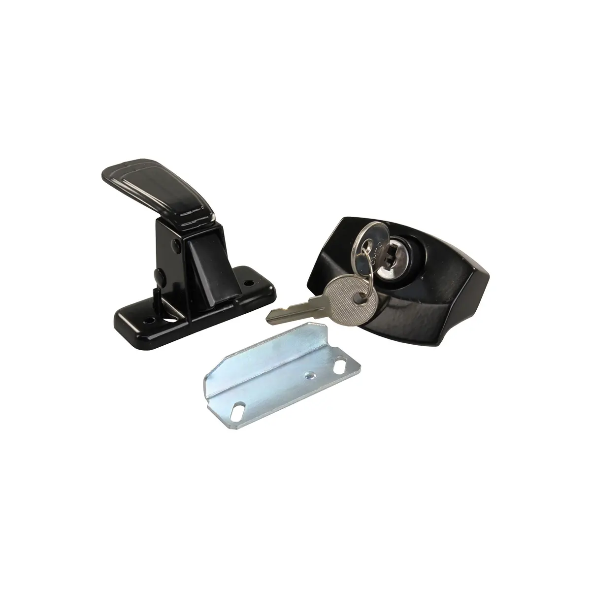 Jr Products 11675 Black Locking L-Handle, Black 1