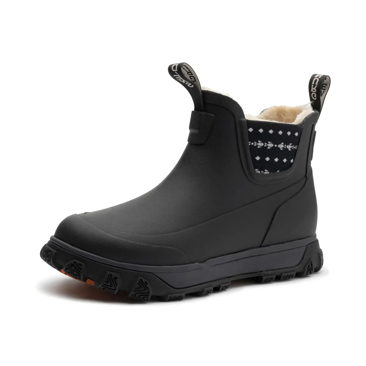 Grundens 60047-001-1010 Women's Deviation Sherpa Ankle Boot-Black-W 10 1
