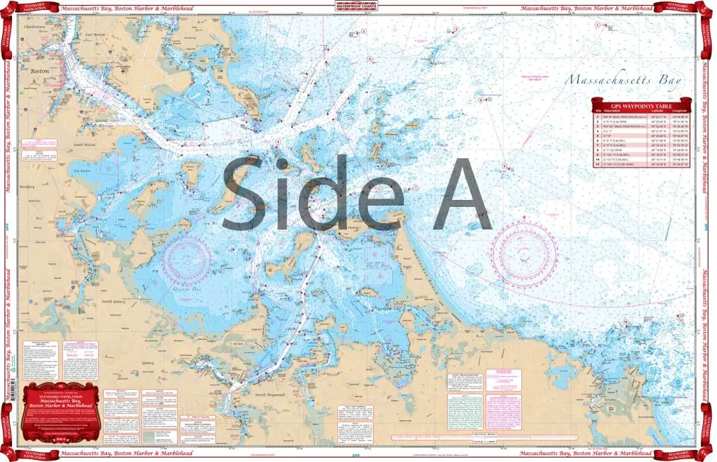 Waterproof Chart 65 Mass Bay-Nan Hbr 1
