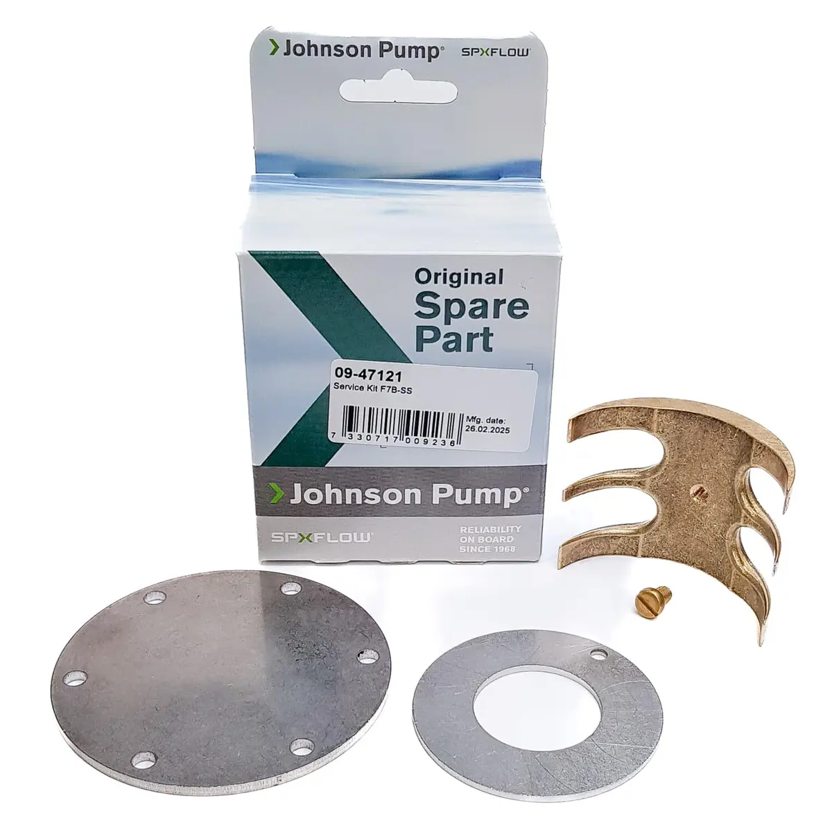 Johnson Pump 09-47121 Oem Wear Kit For Raw Water Pump F7 1