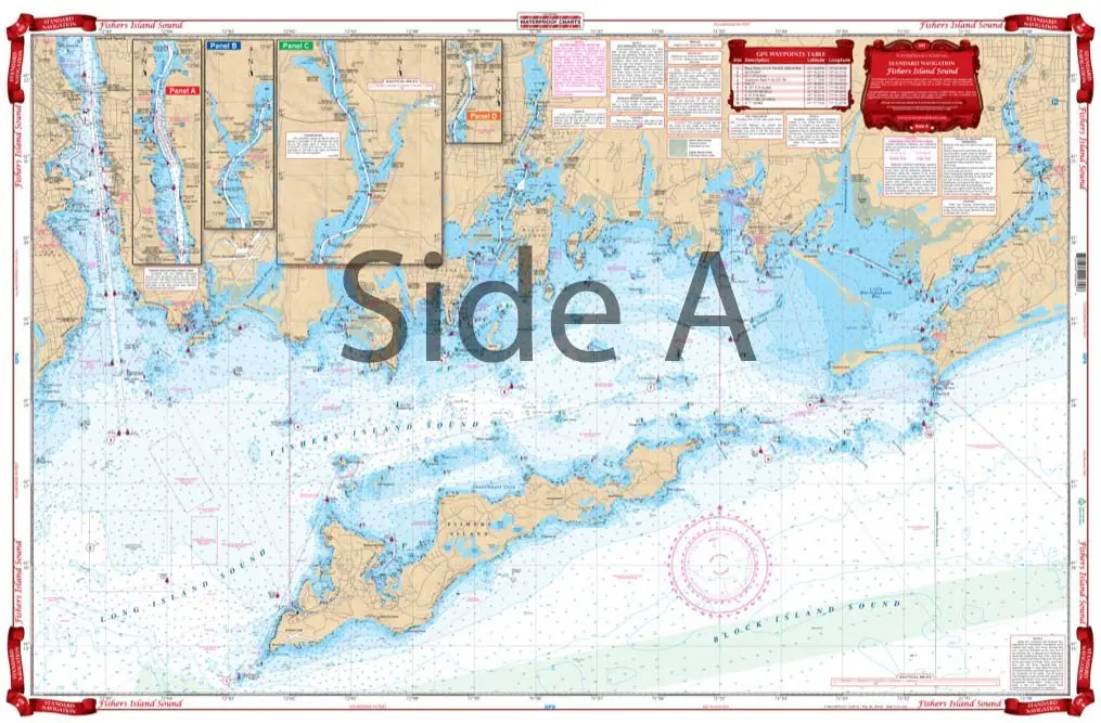 Waterproof Chart 60 Fishers Island Sound 1