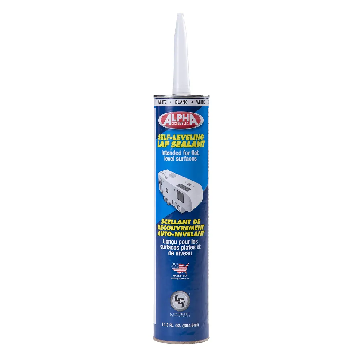 Lippert 862144 Alpha Systems Low Voc Self-Leveling Lap Sealant, 10.3 Oz., White 2