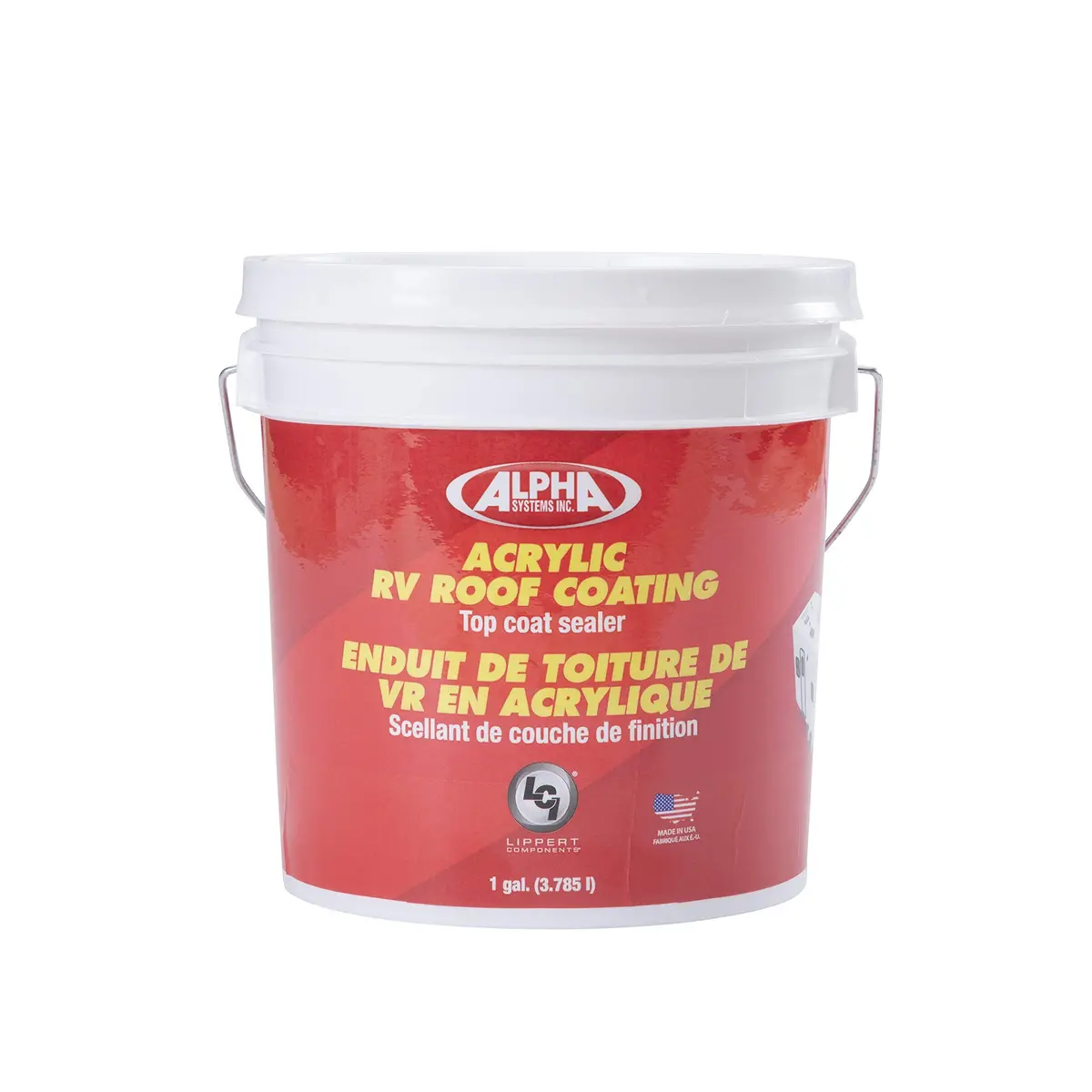Lippert 862401 Alpha Systems Acrylic Rv Roof Coating, Gal. 2