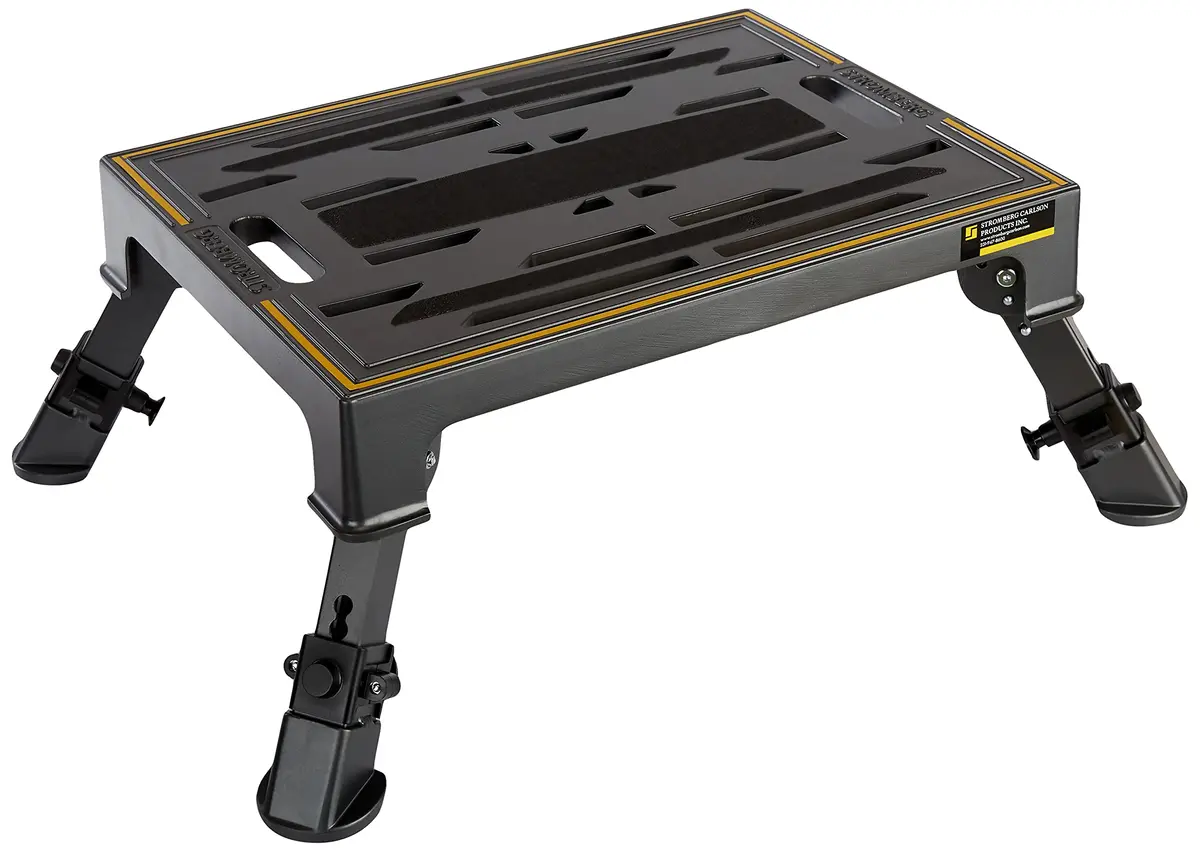 Stromberg Carlson Pa-275 Die Case Aluminum Adjustable Leg Platform Step 2