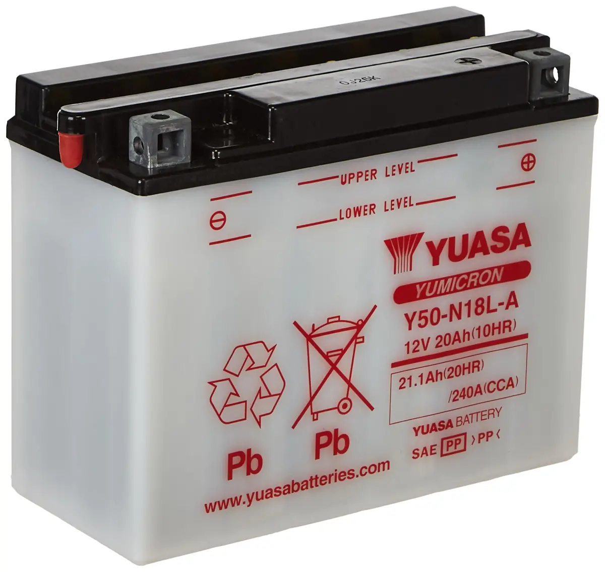 Yuasa Battery Inc. Yuam2218y Yuasa High Performance, Yumicron/Conventional 1